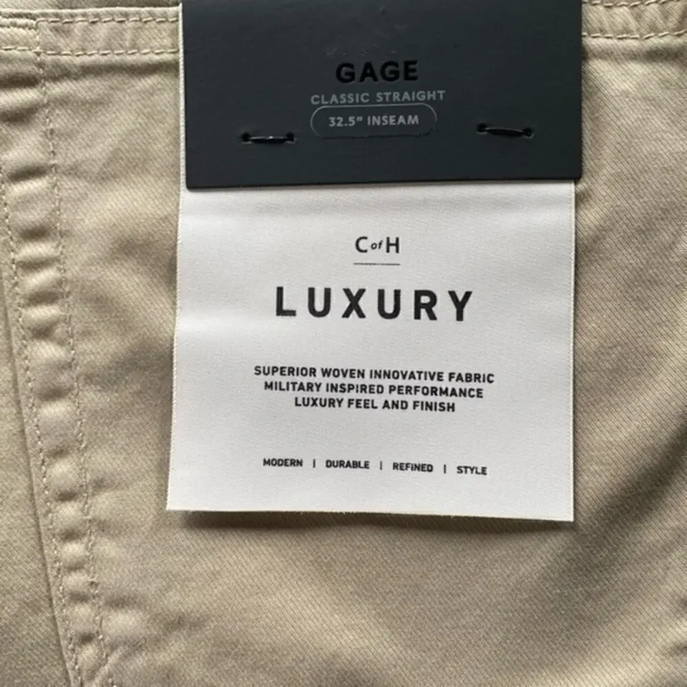 Citizens of‎ Humanity Gage Classic Straight Vintage Khaki Tan Jeans Size 40 NWT